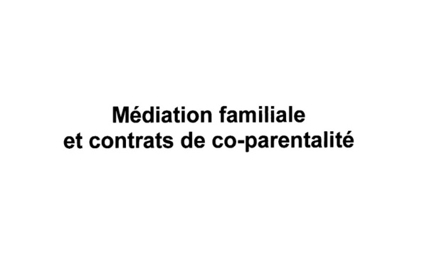 Rapport sur la coparentalité